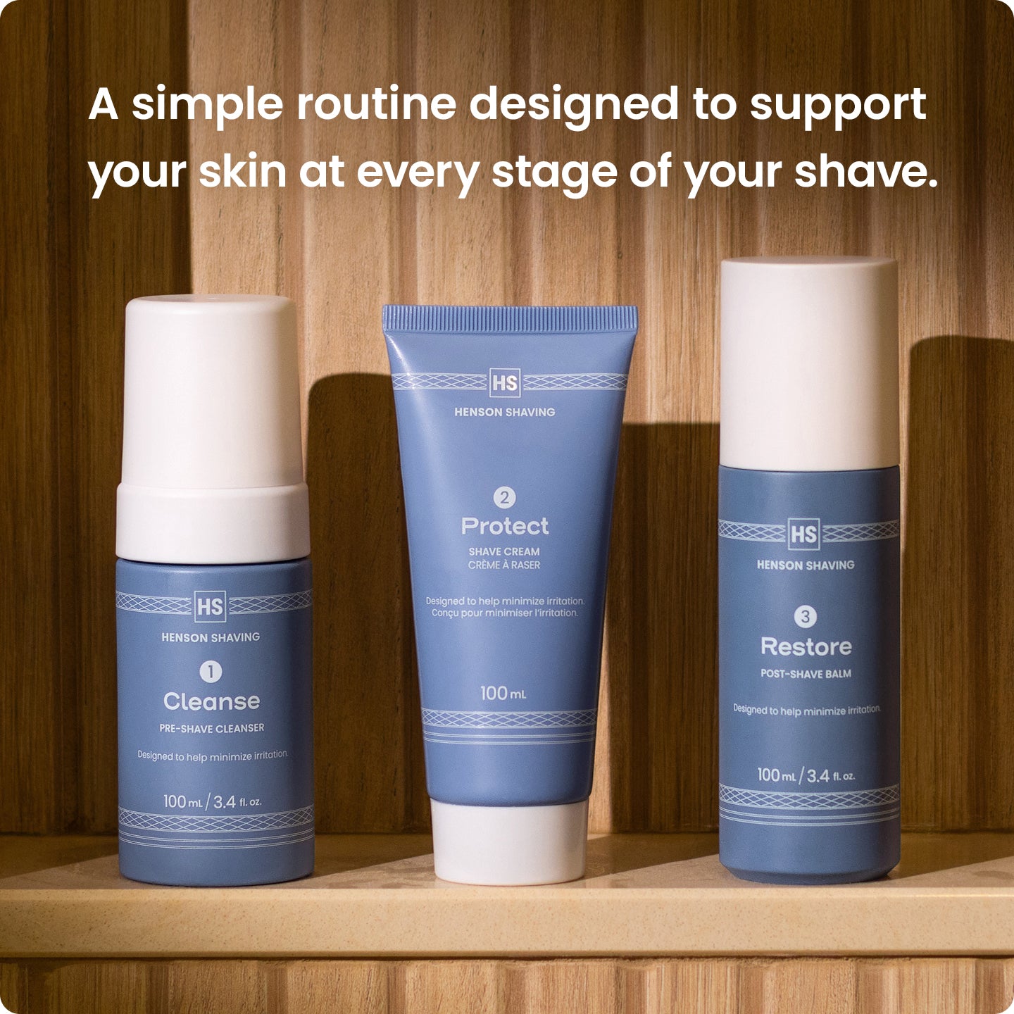 3-Step Shave Routine