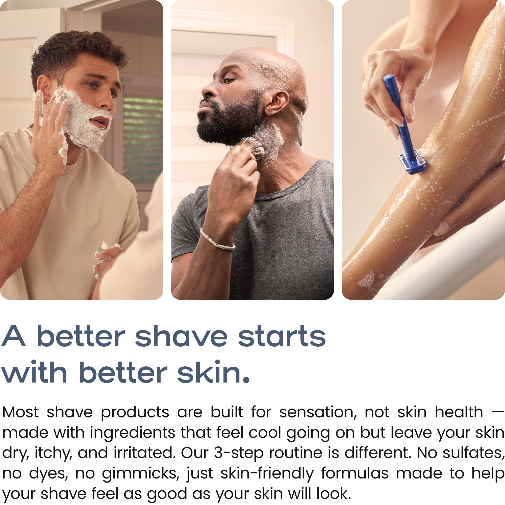 3-Step Shave Routine