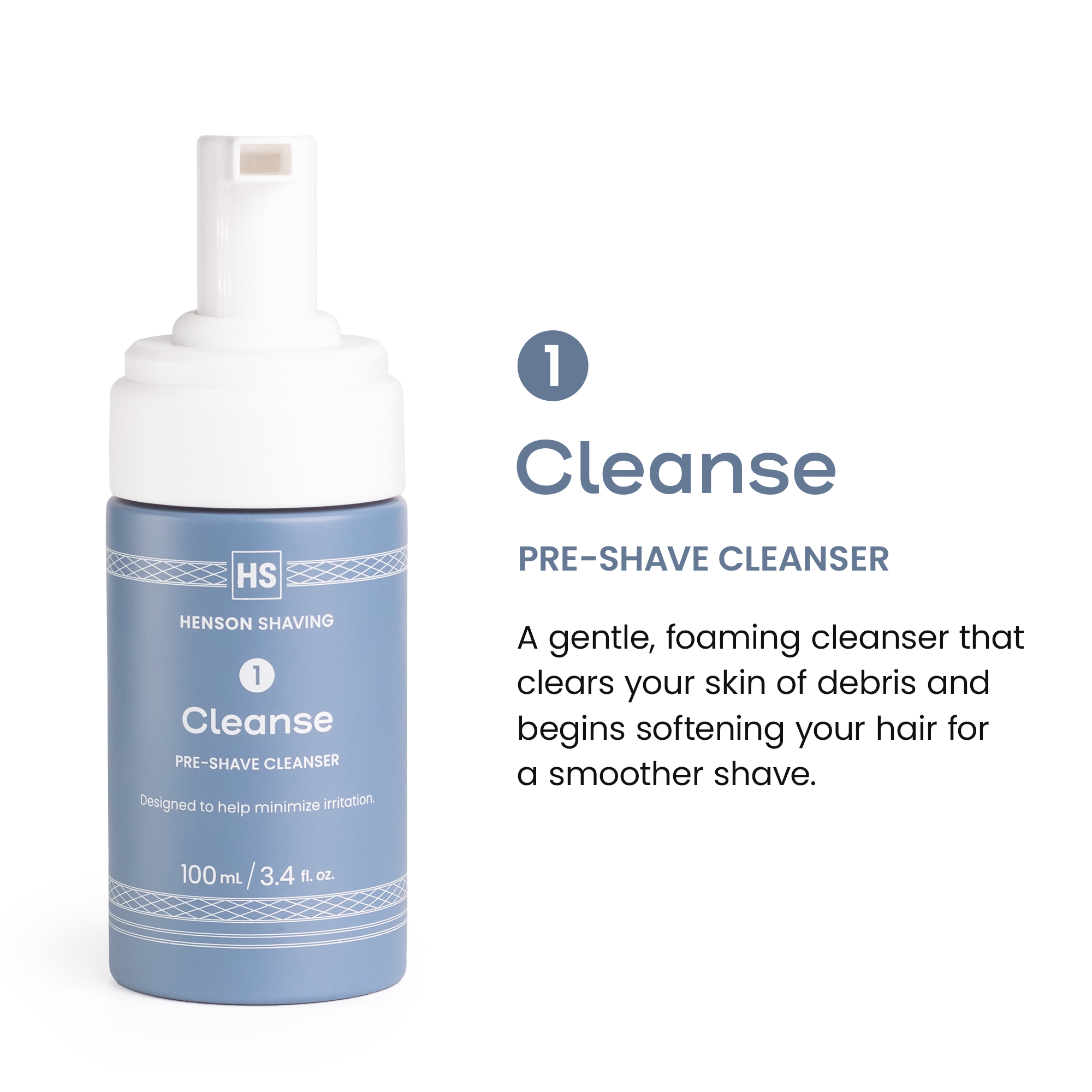 Henson Shaving Cleanse - Pre-Shave Wash - 100ml - Wholesale