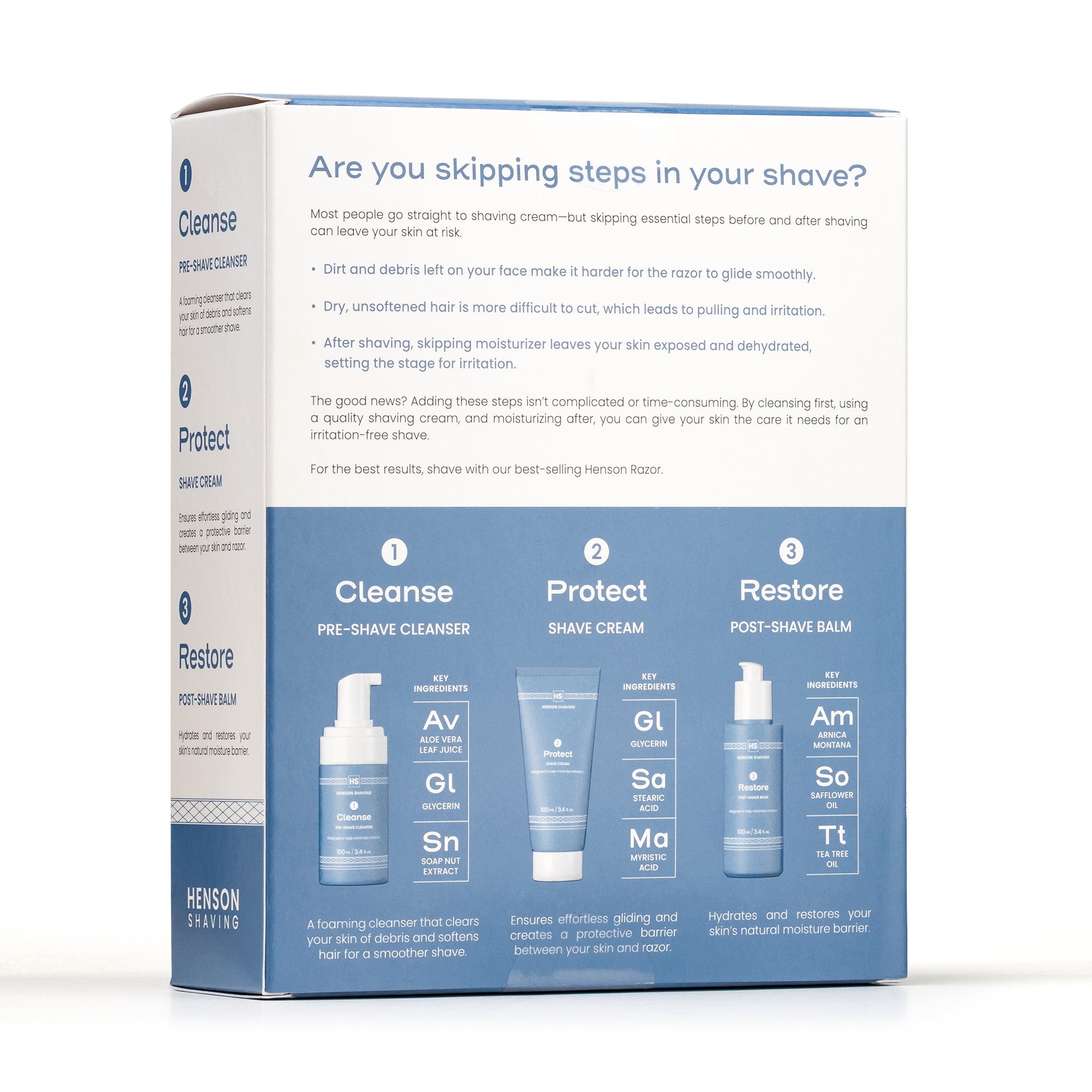 3-Step Shave Routine