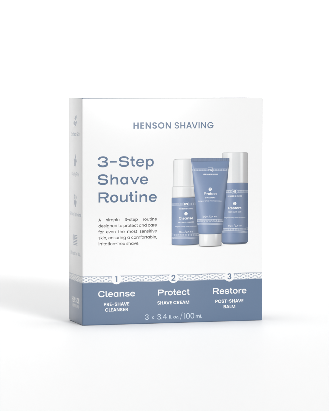 3-Step Shave Routine