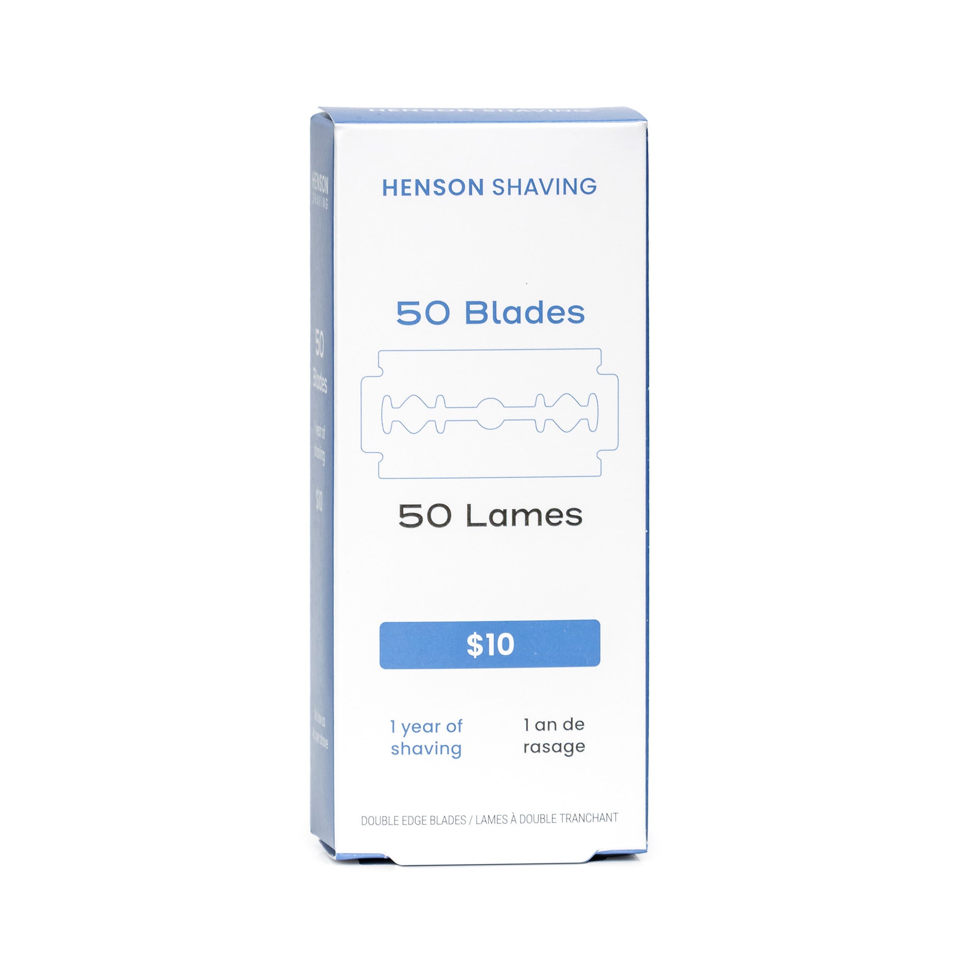 Henson Shaving | RK Shaving - Stainless DE Blades - 50pk